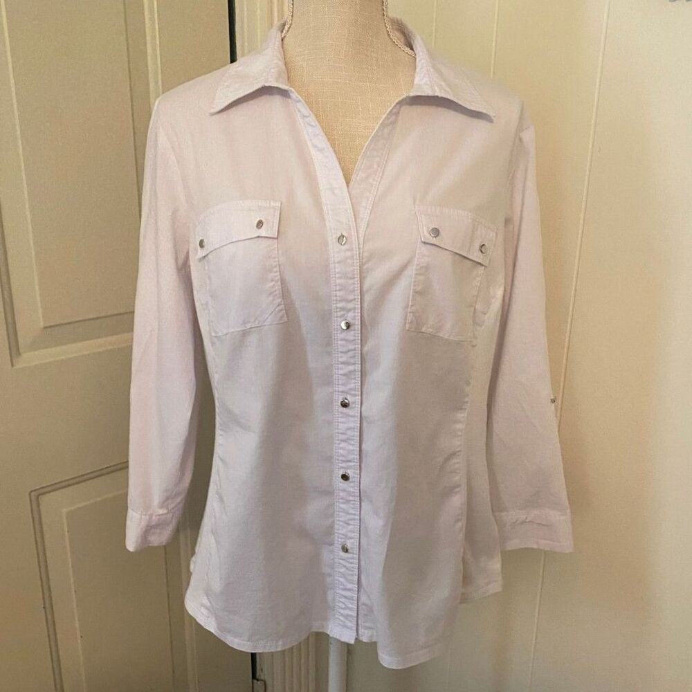 Zac & Rachel long sleeve snap down shirt Size XL